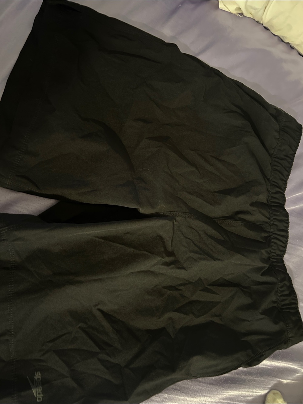 Speedo Black Athletic Swim Shorts